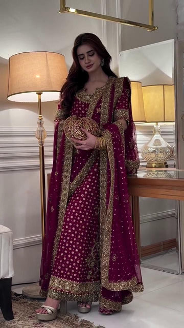 Amna's Clothing 008 - Premium Adda Work Formal Wedding Collection