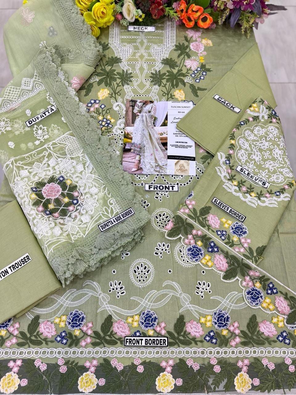 Amna's Clothing 007 - Premium Chikankari Lawn Suit