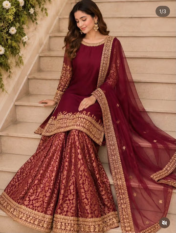 Satrangi | Chiffon | Banarsi