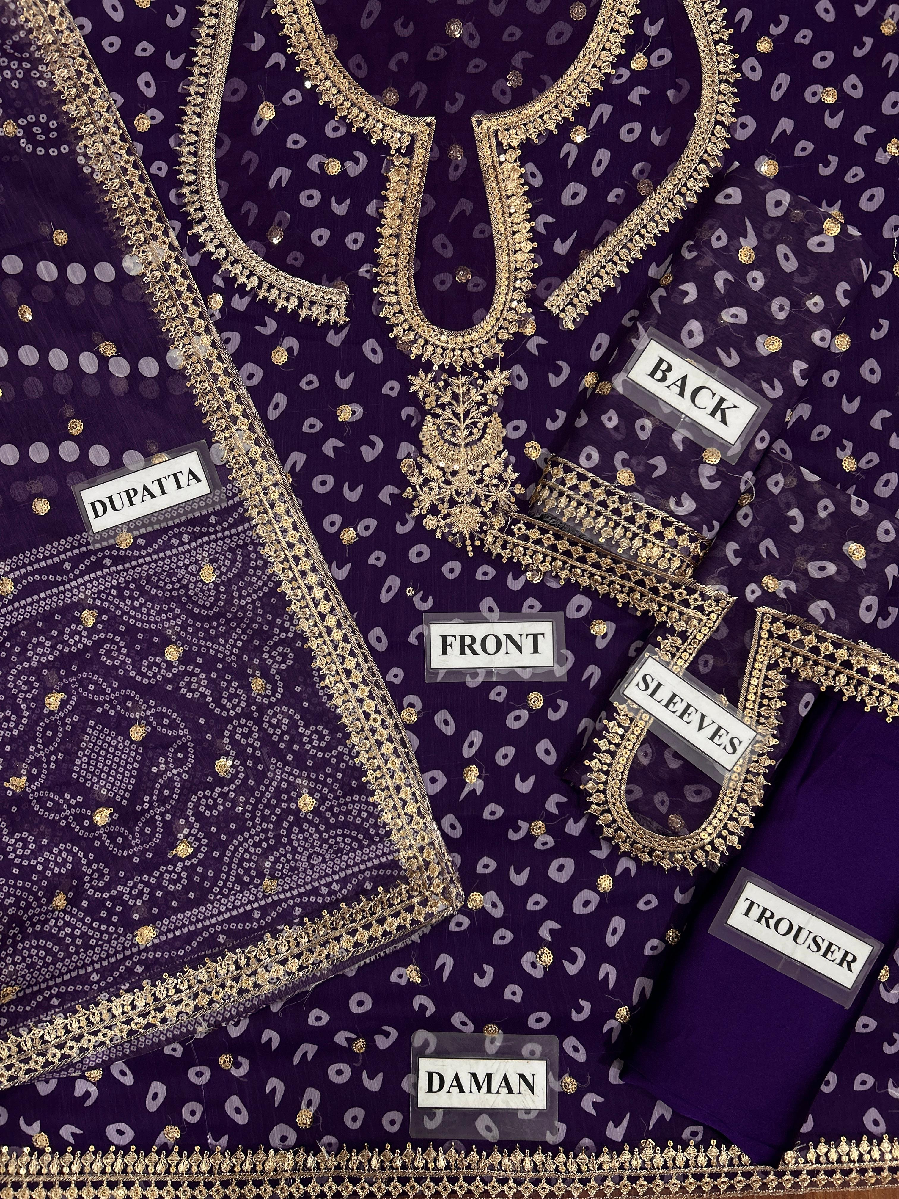 Embroidered Chiffon | Barooque