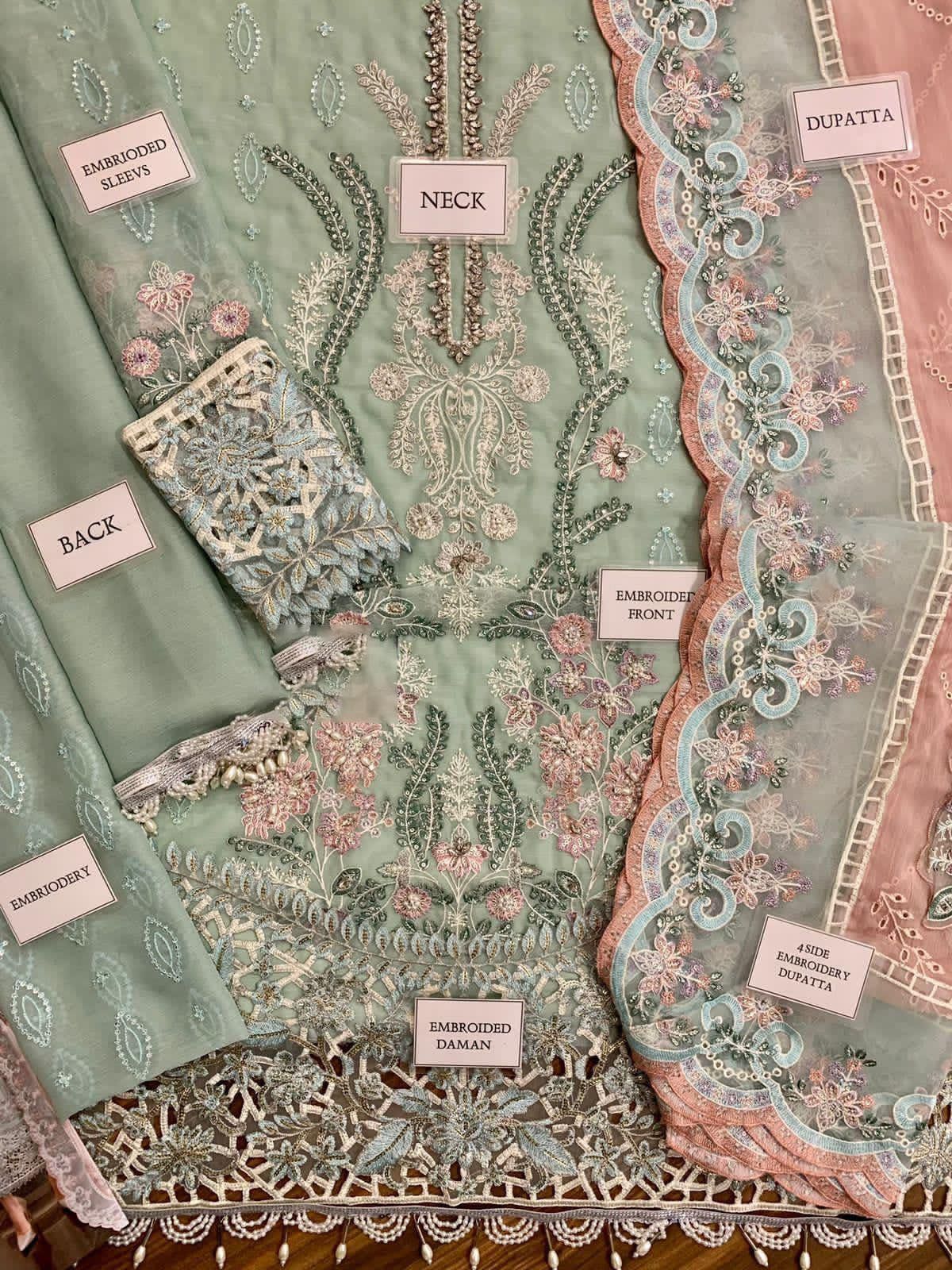 Premium Chiffon | Embroidered