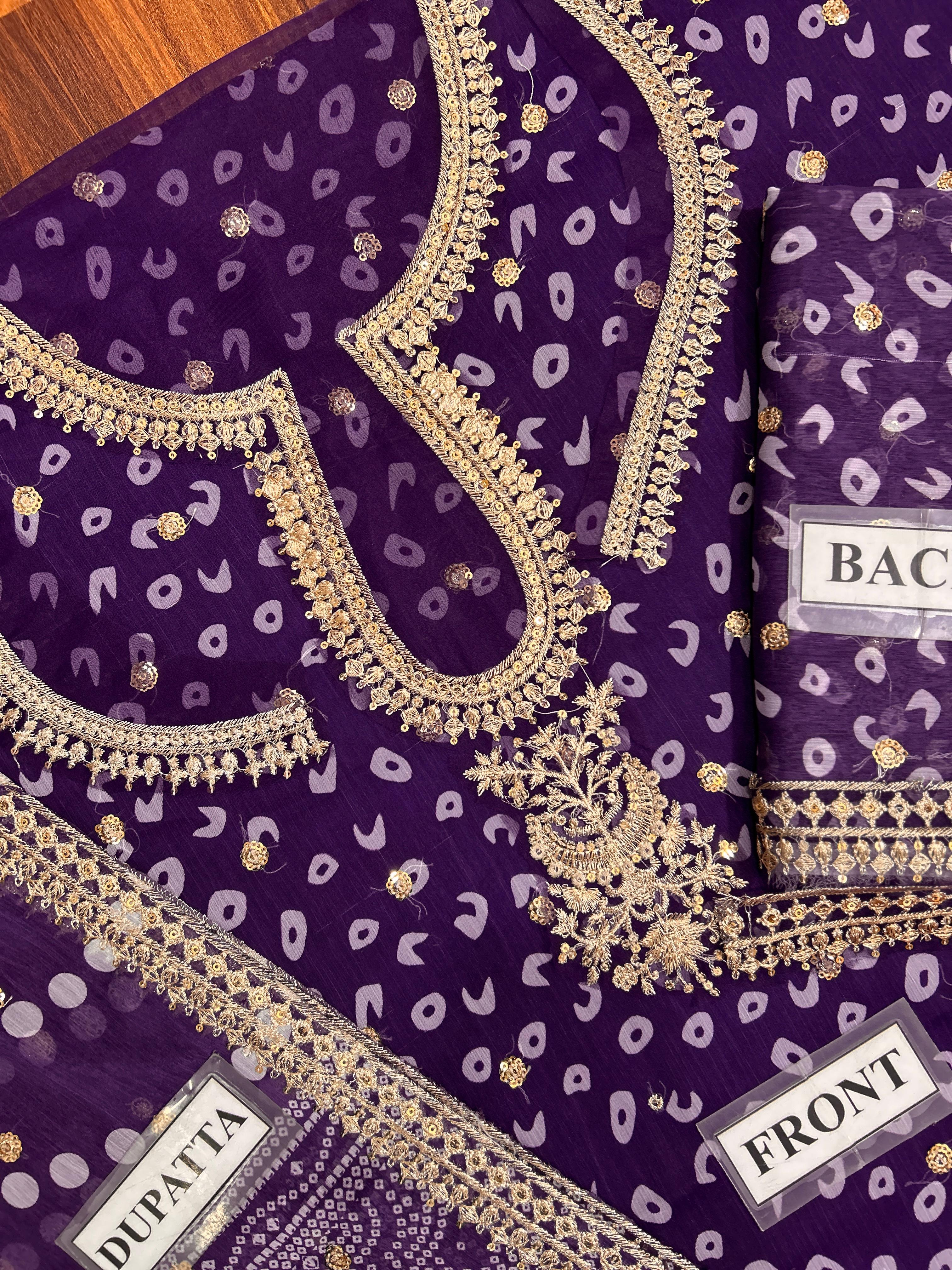 Embroidered Chiffon | Barooque
