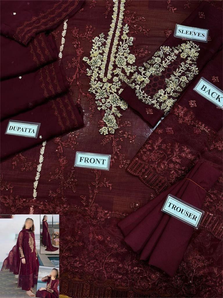 Premium Chiffon | Adda Work |  Azure