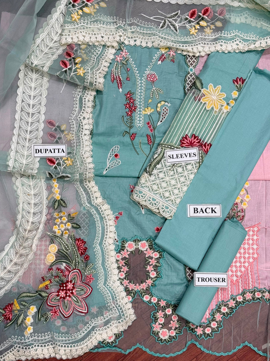 Lawn Cotton | Organza Dupatta