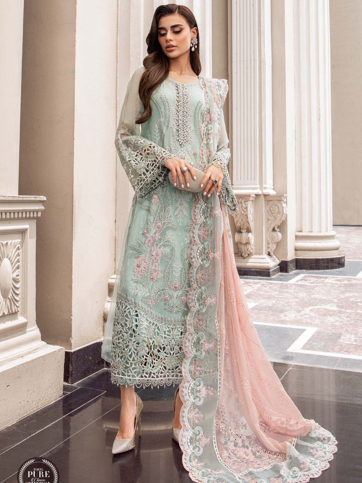 Premium Chiffon | Embroidered