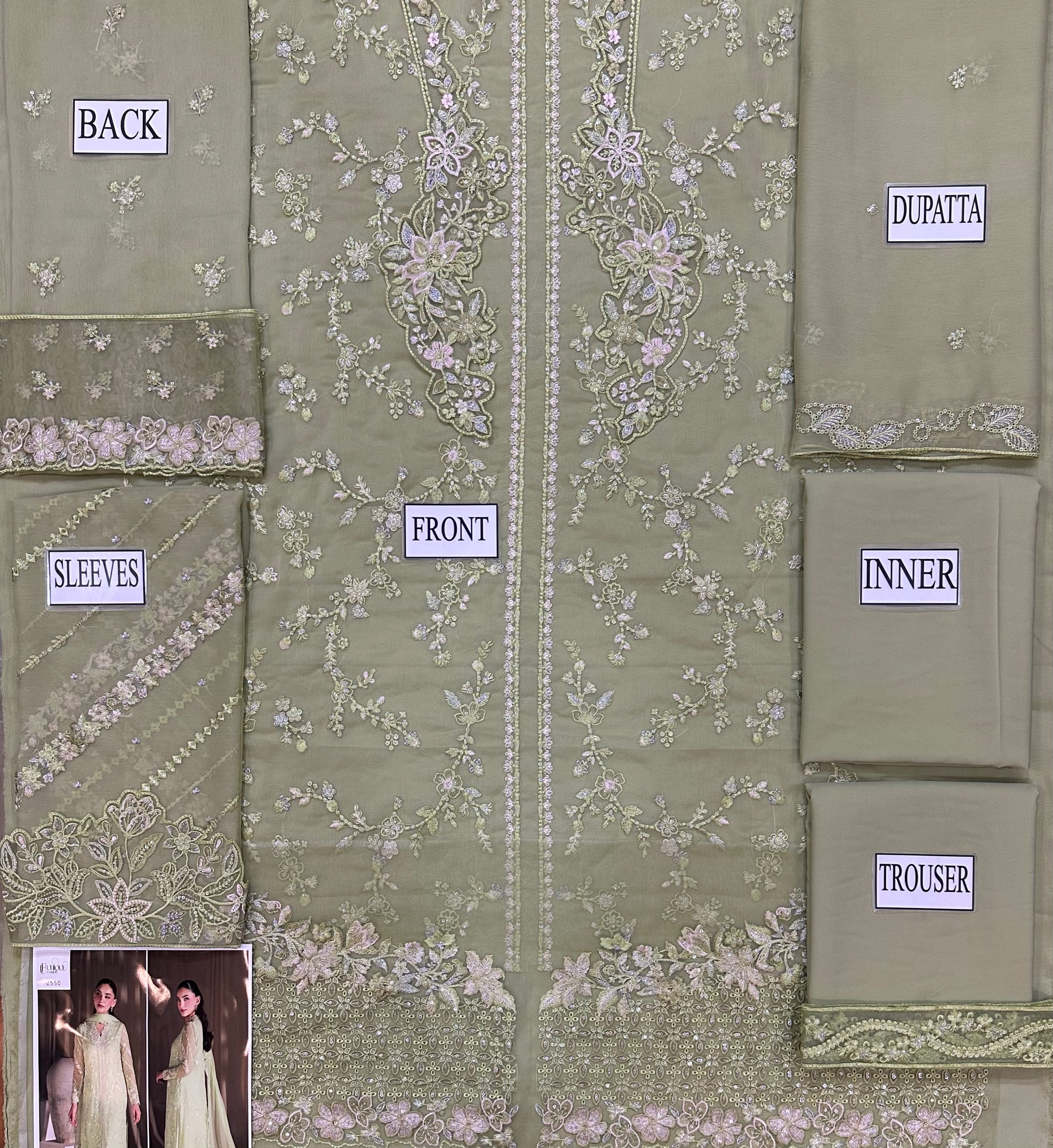 Luxury Embroidered