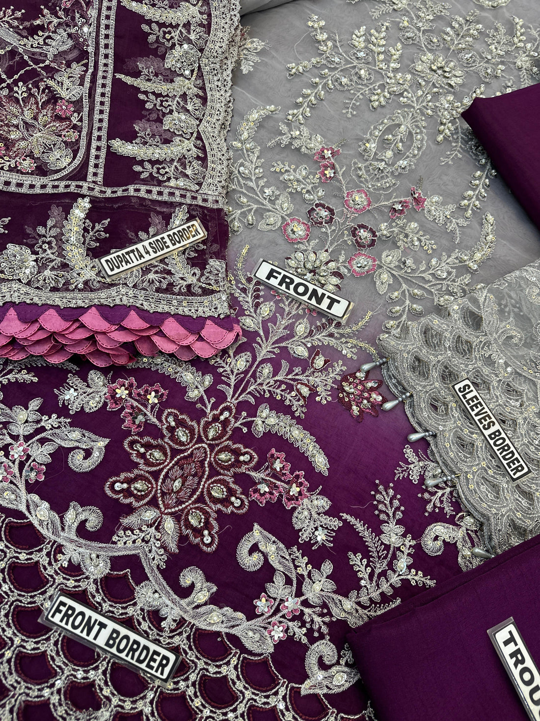 Amna's Clothing 006 - Premium Organza Party Wear Suit