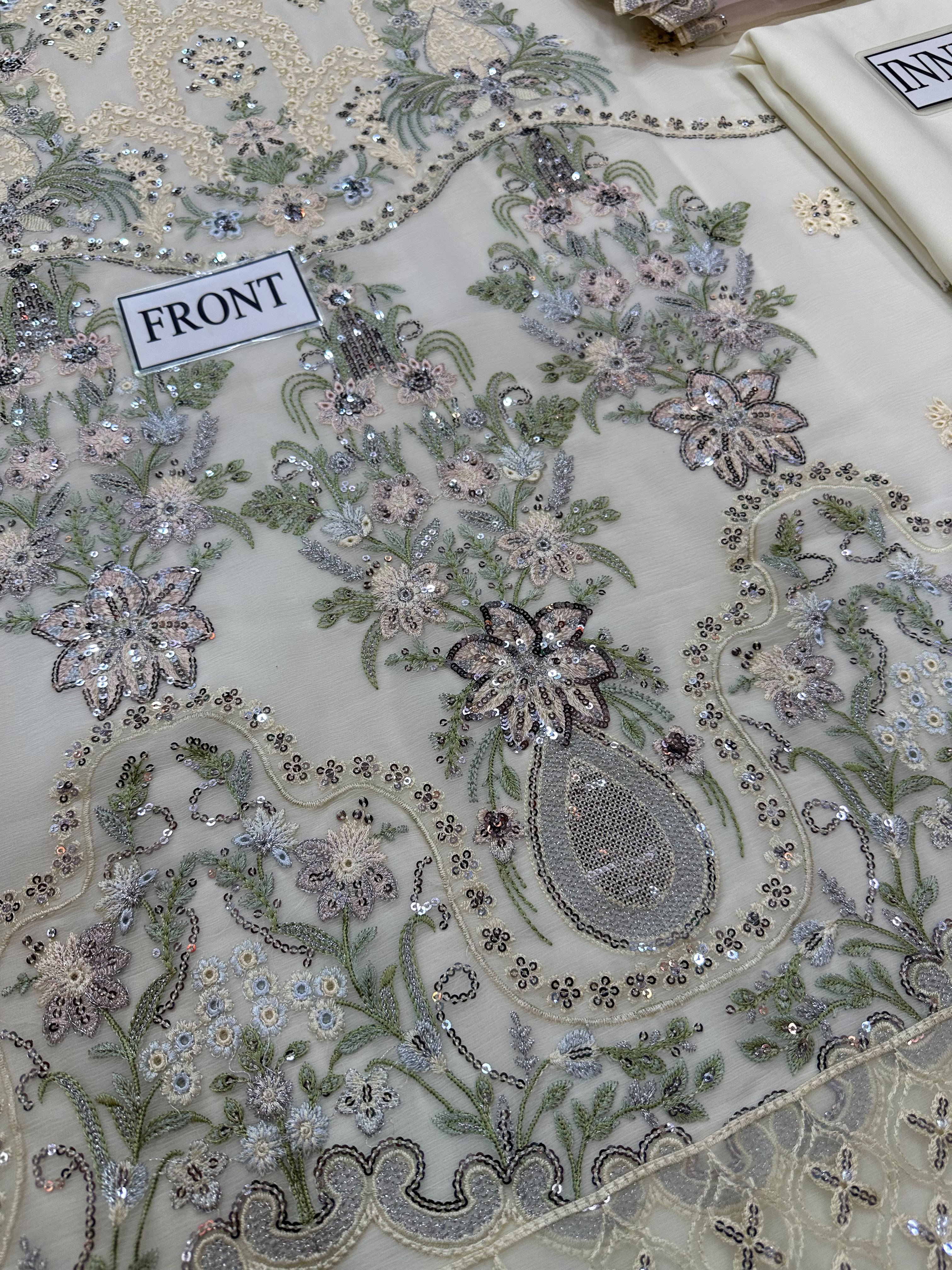 Luxury Edition | Ivory | Premium Chiffon | Aurelia Couture