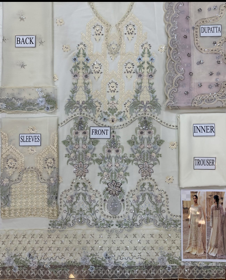 Luxury Edition | Ivory | Premium Chiffon | Aurelia Couture