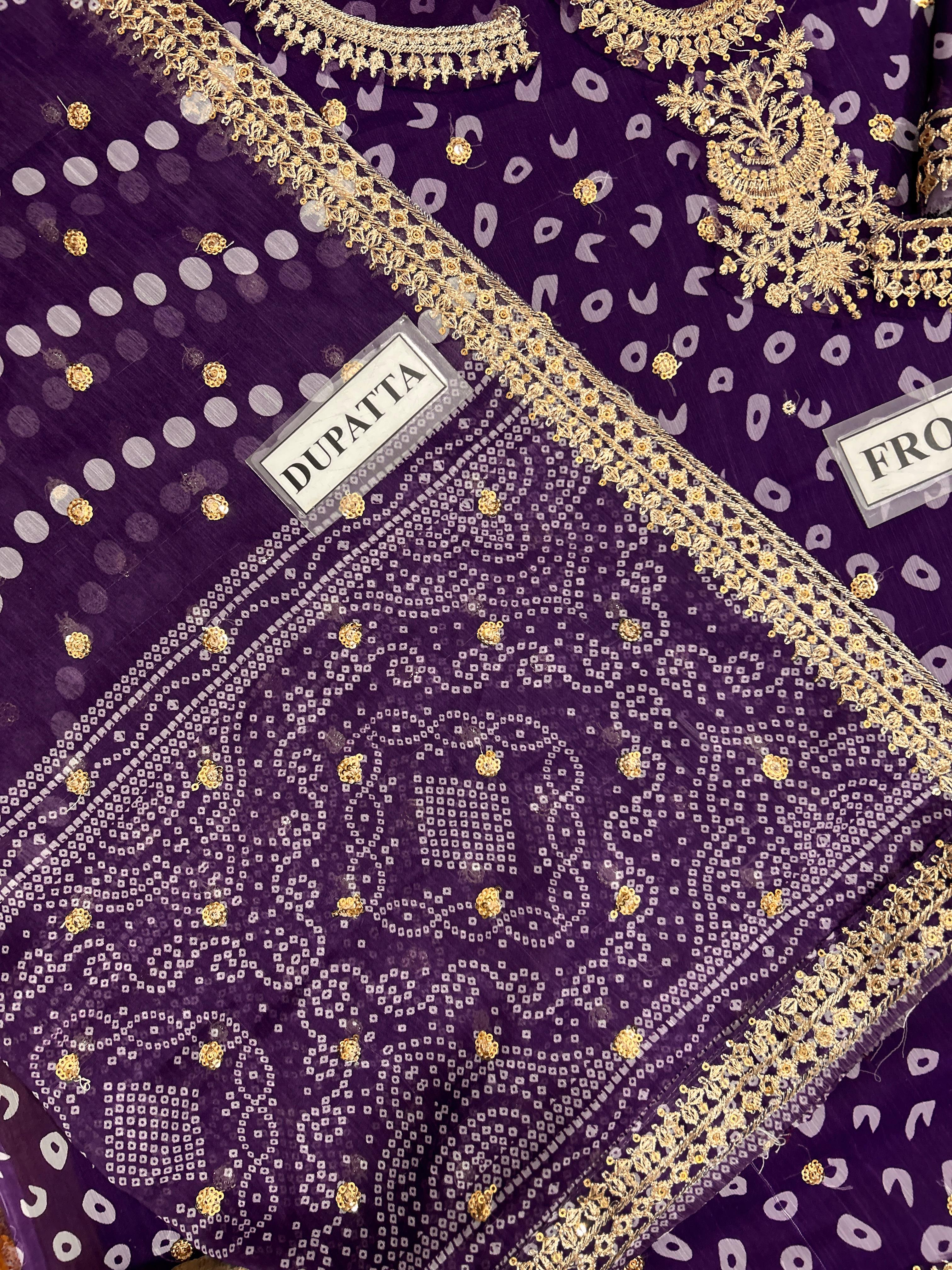 Embroidered Chiffon | Barooque