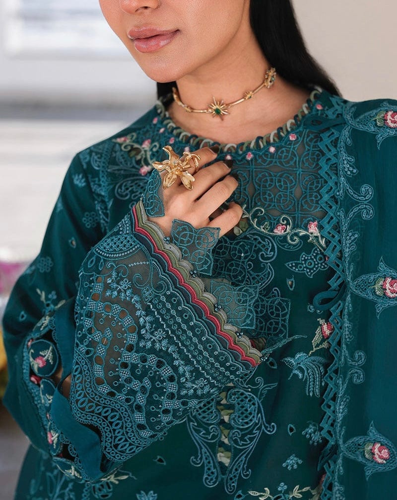 Soft Chiffon| Lawn | Embroidered | Qalamkar