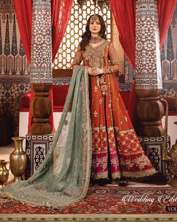 Wedding Edition | Mbroidered |  Angrakha | Maxi