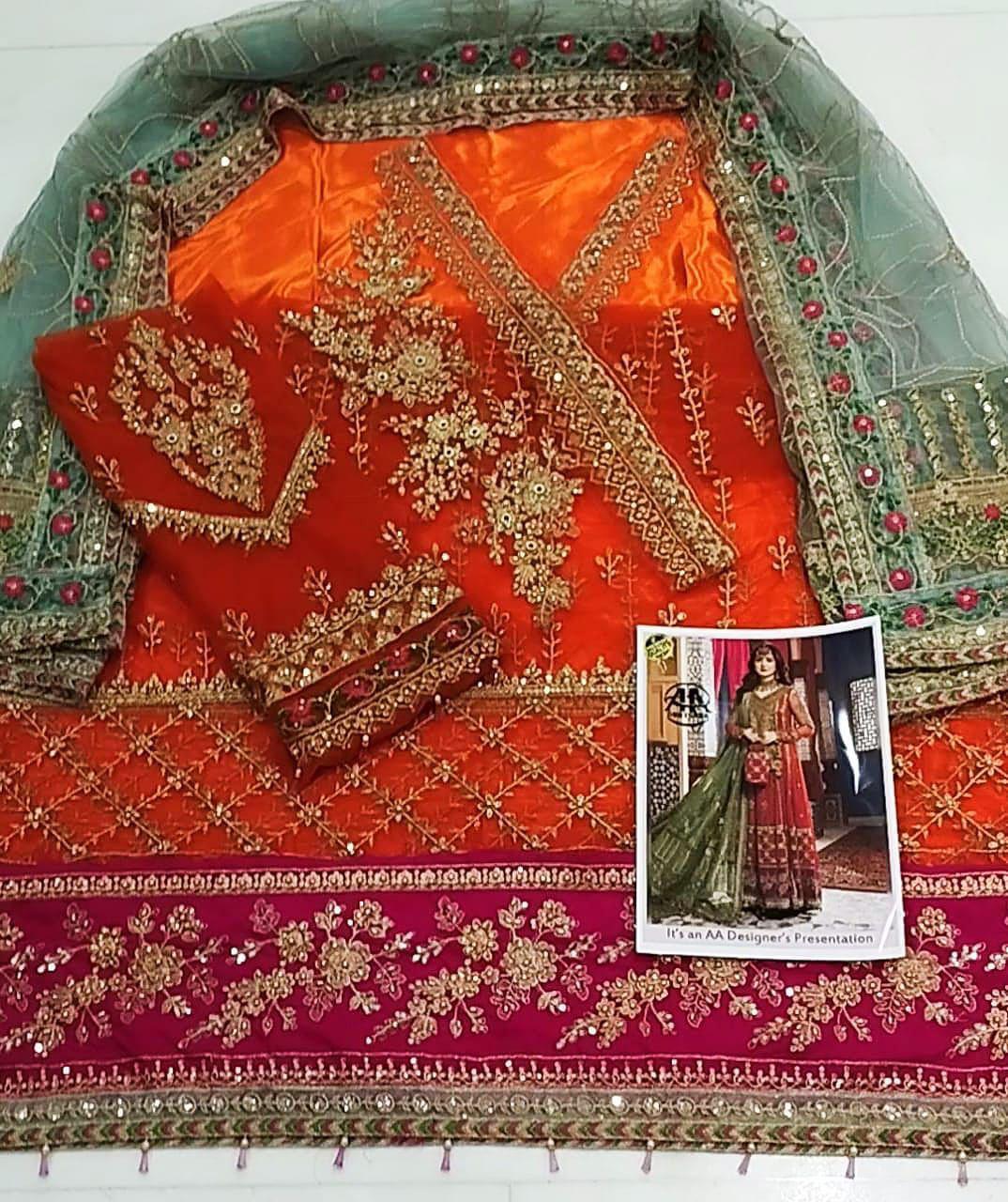 Wedding Edition | Mbroidered |  Angrakha | Maxi