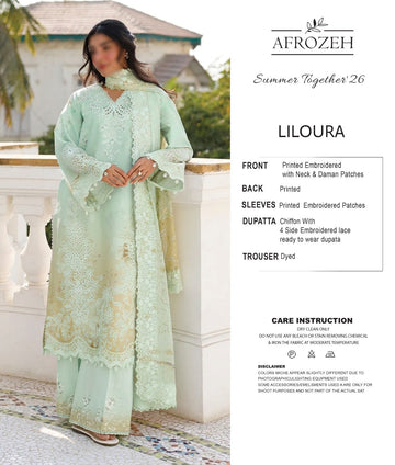 Premium | Lawn | Afrozeh